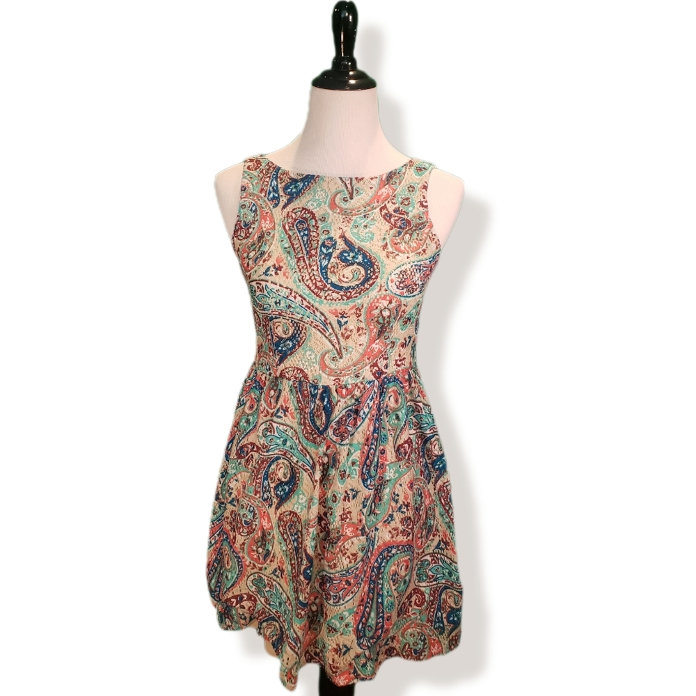 Bright Paisley Dress